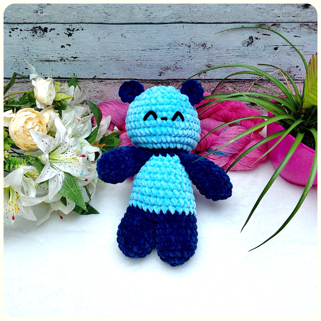 Petit panda - Rose - Bleu