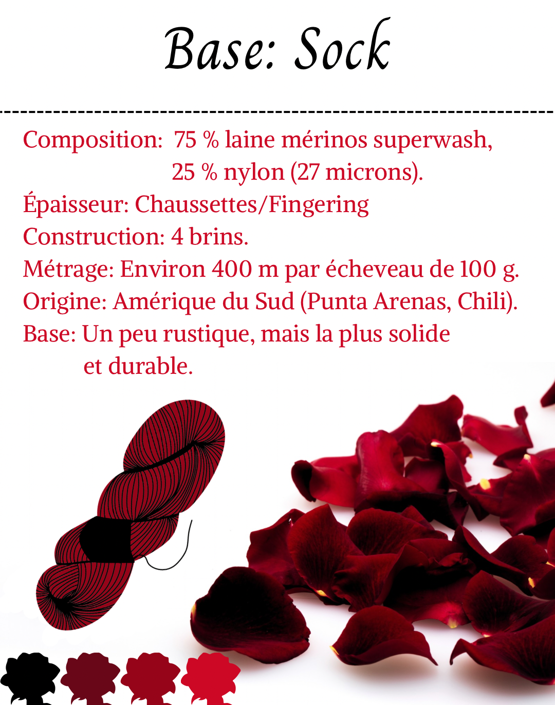 Box Surprise: Liaison Nocturne - 200g de laine - Écheveaux de laine teint à la main