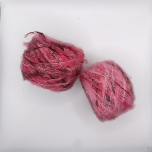 Graouhh - Cerise - Écheveaux de laine Léopard teint à la main