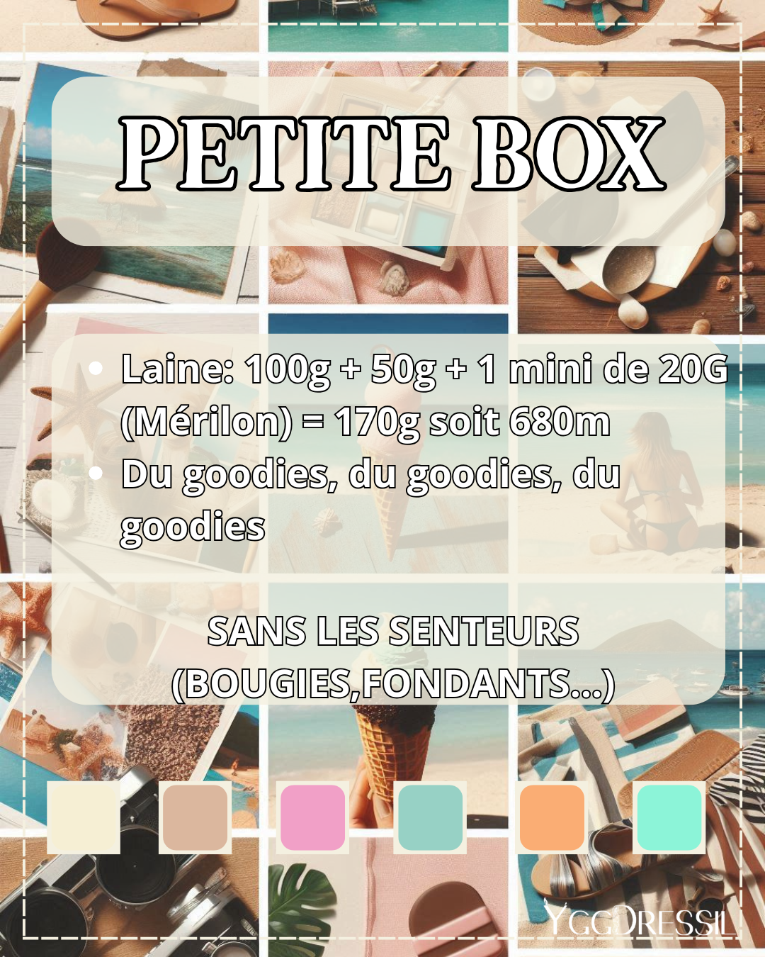 Vamos a la playa - Summer Box laineuse d’été estivale - Box de laine teinte à la main - Écheveaux fingering