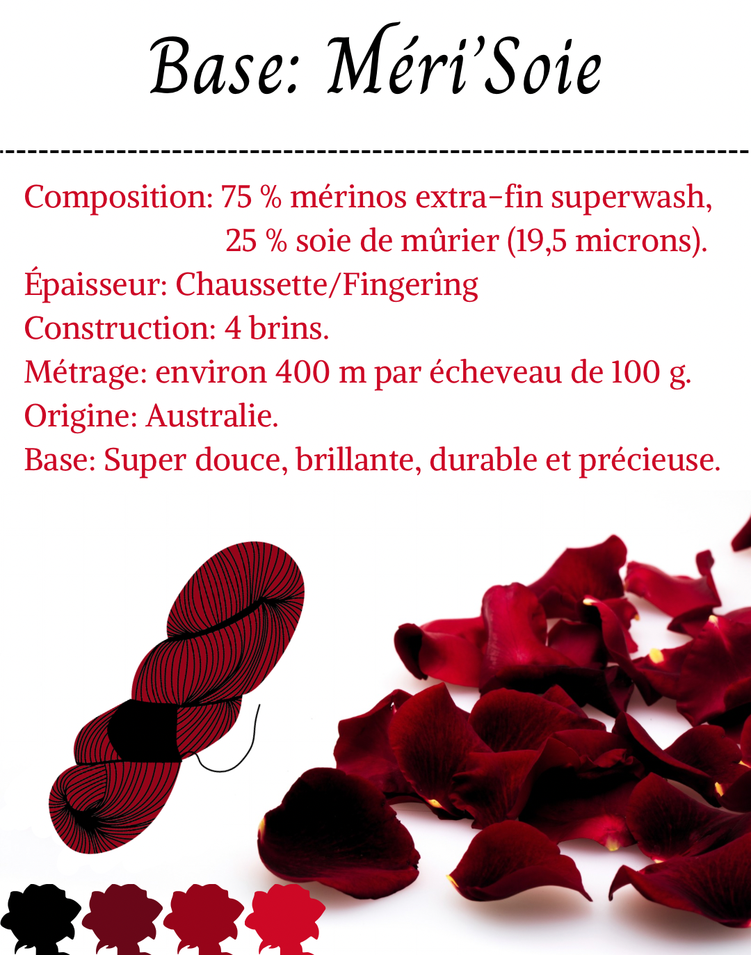 Box Surprise: Liaison Nocturne - 200g de laine - Écheveaux de laine teint à la main