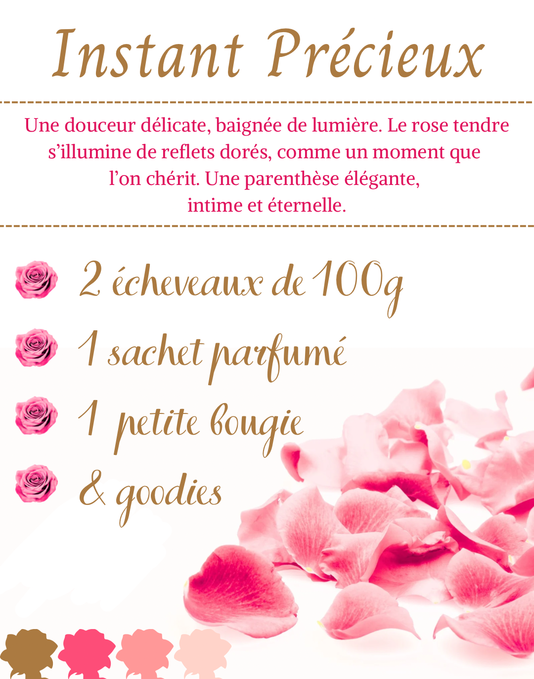 Box Surprise: Instant Précieux - 200g de laine - Écheveaux de laine teint à la main