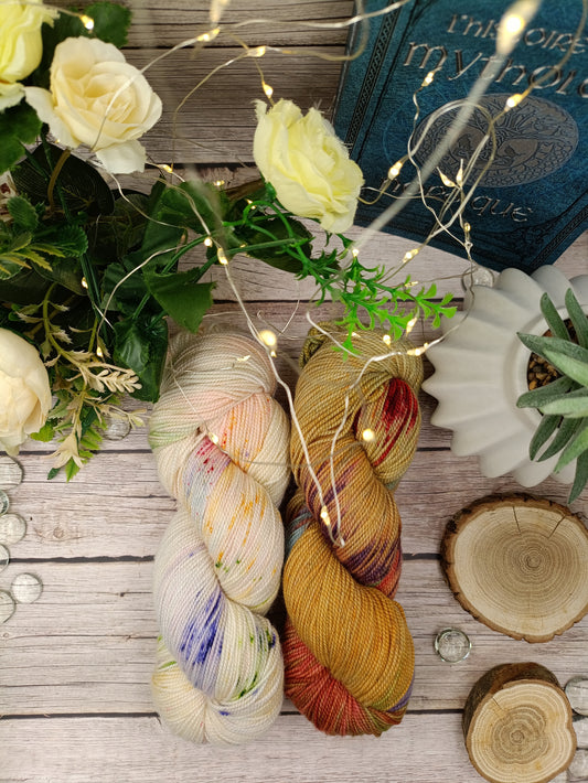 Ose la couleur ! - Kit - Mérilon'Twist - Fingering - Écheveaux de laine teints à la main.