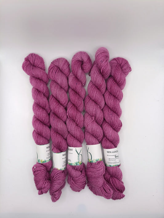 Mini contrastant 20G - Base: Sock - Écheveaux de laine teints à la main.